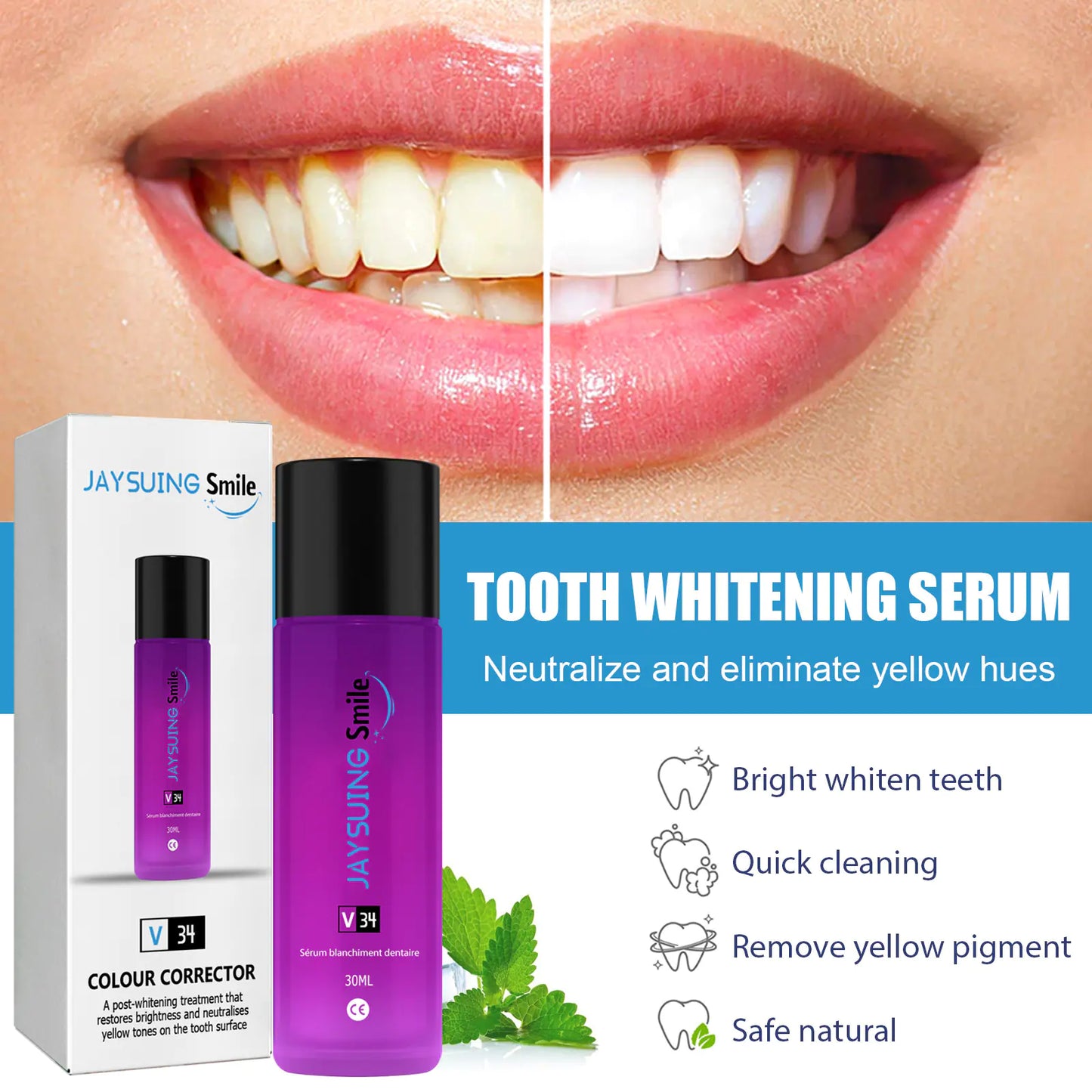 Jaysuing Teeth Whitening Essence for Dental Care