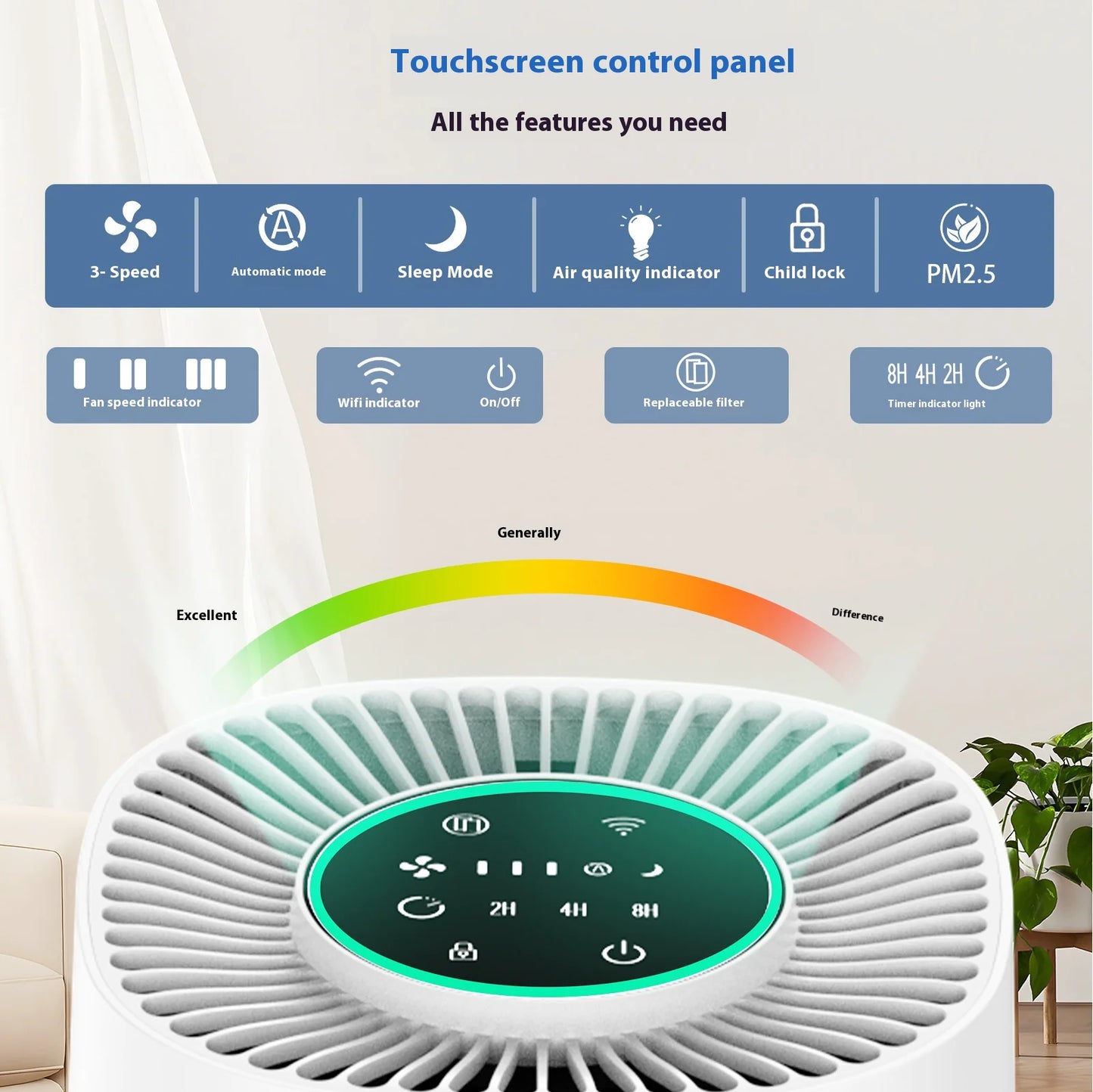Smart WiFi Air Purifier